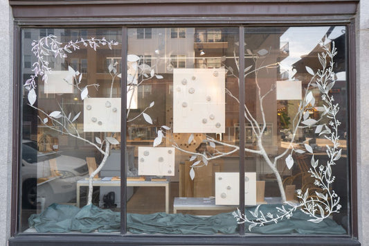 New window display is up! Here is your peek into my process.