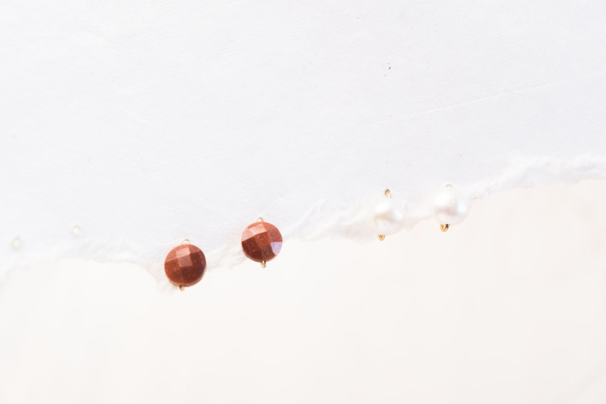 Wren Studs with Rope Flourish