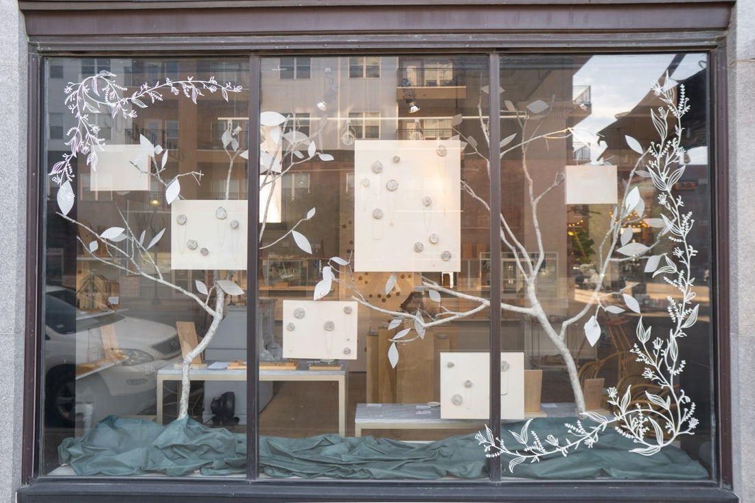 New window display is up! Here is your peek into my process.