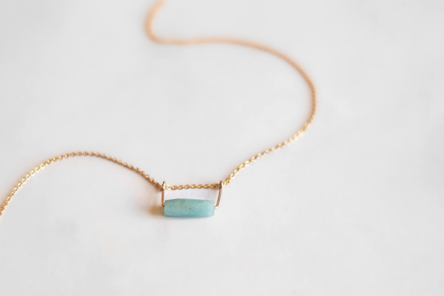 Horizontal Drop Necklace