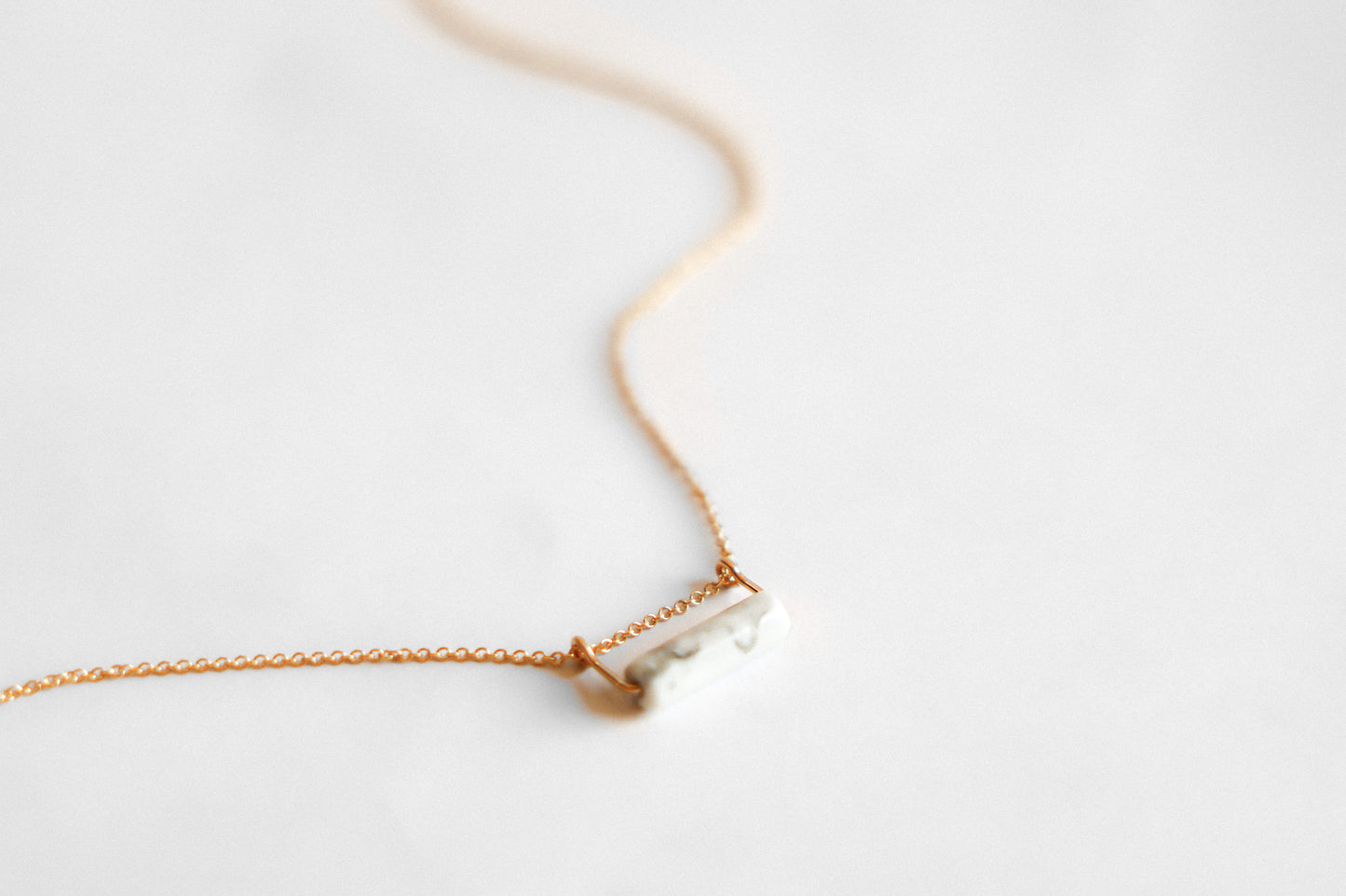 Horizontal Drop Necklace