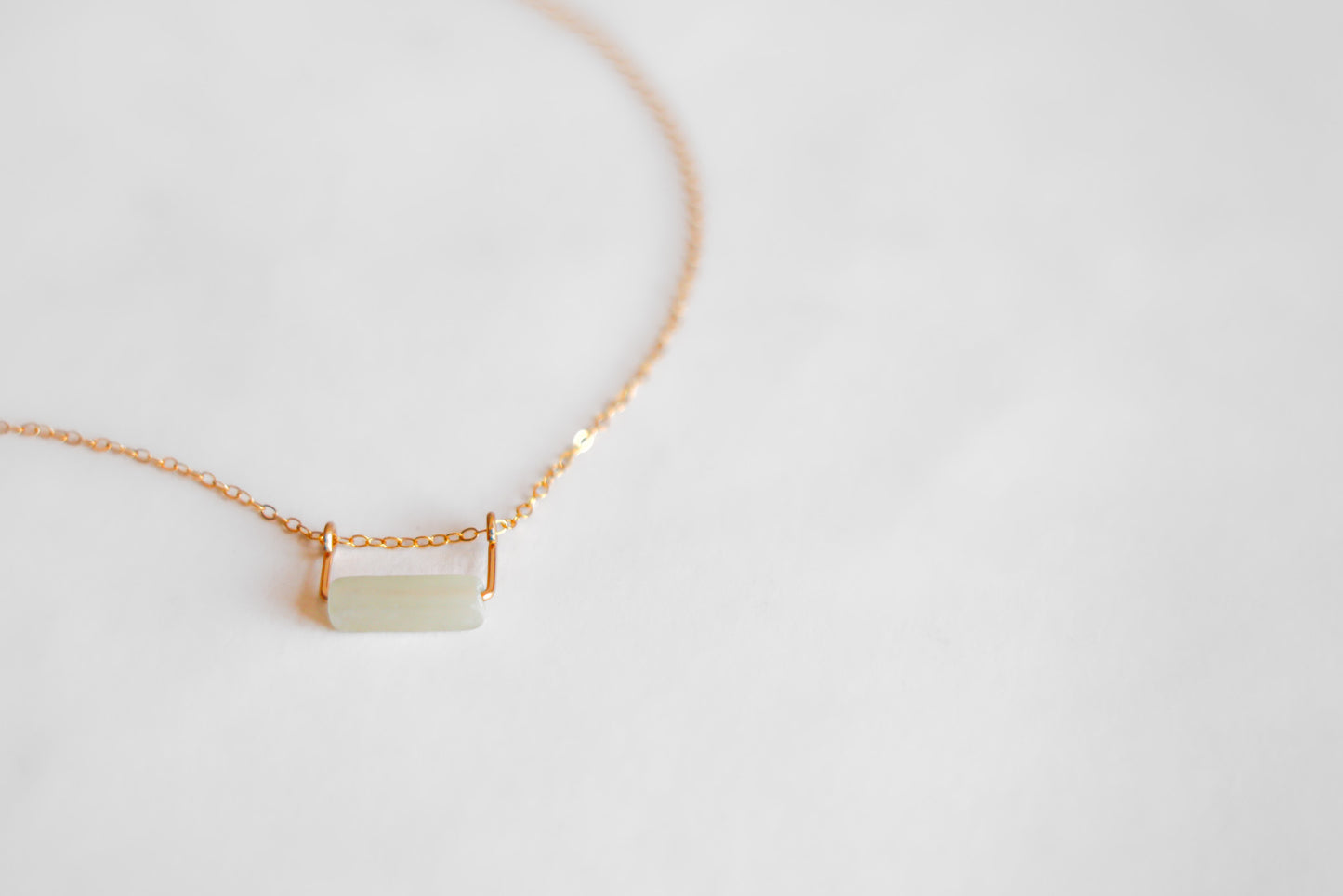 Horizontal Drop Necklace