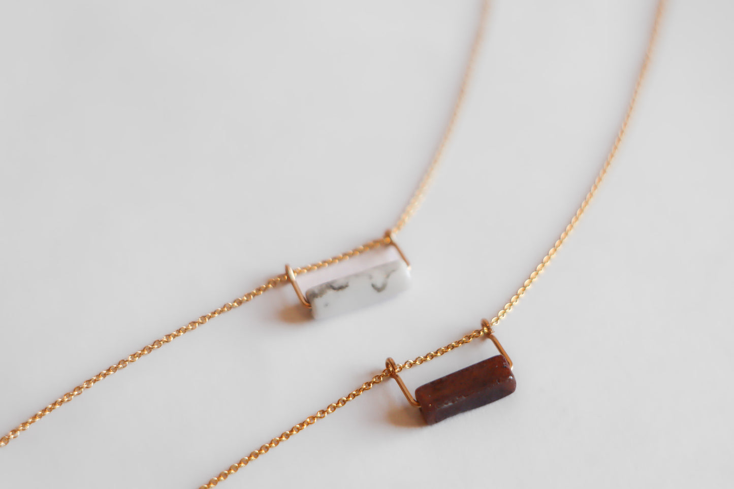 Horizontal Drop Necklace