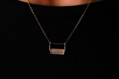 Horizontal Drop Necklace