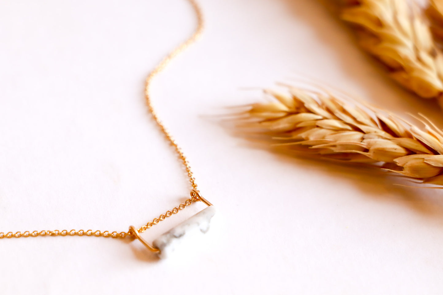 Horizontal Drop Necklace