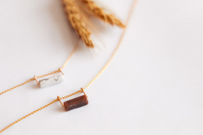 Horizontal Drop Necklace