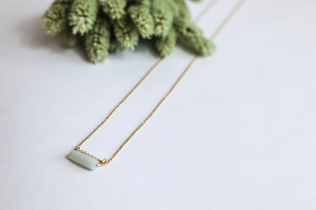 Horizontal Drop Necklace
