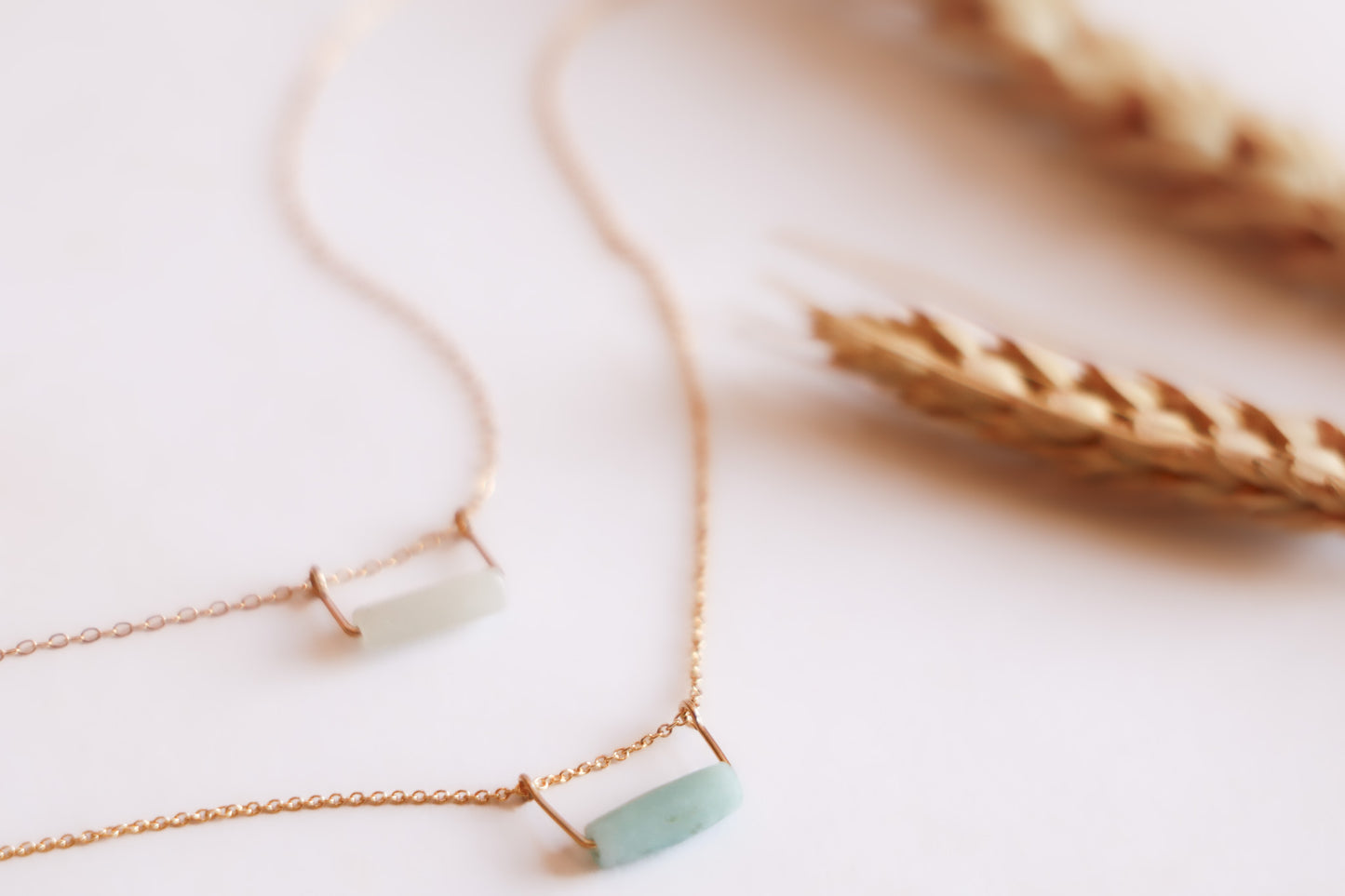 Horizontal Drop Necklace
