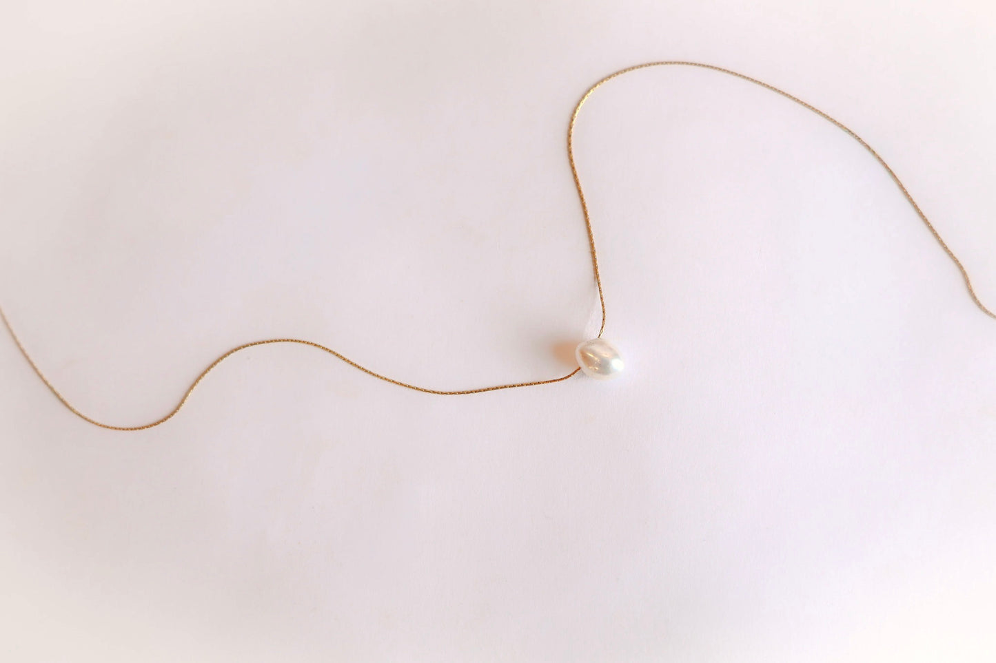 Freshwater Pearl on 14kt. Signature Chain