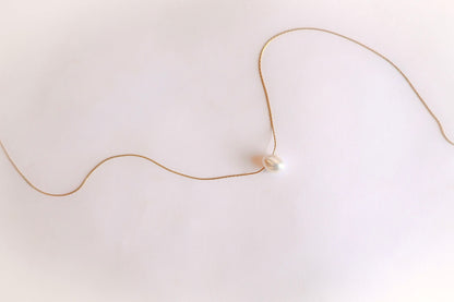 Freshwater Pearl on 14kt. Signature Chain