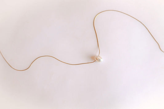 Freshwater Pearl on 14kt. Signature Chain